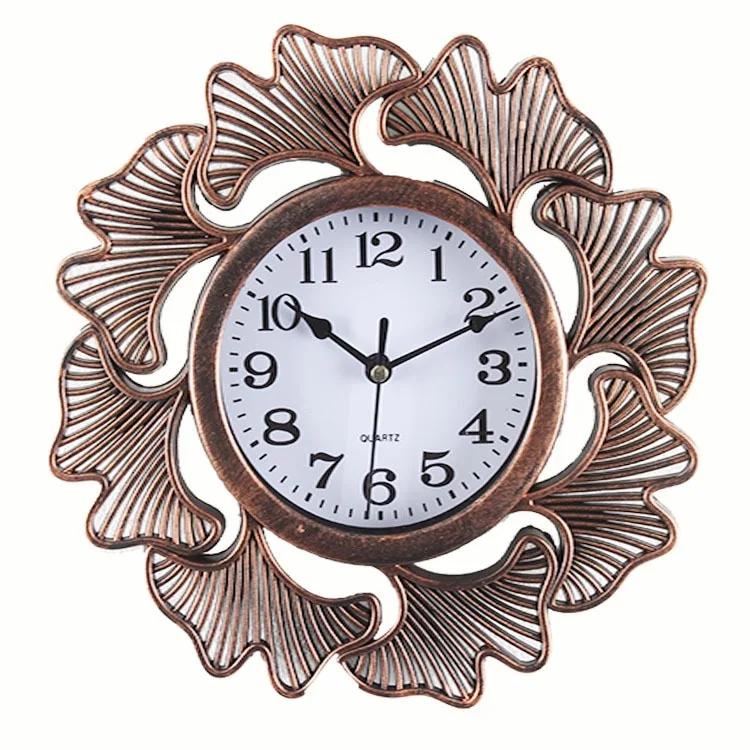 Living Room American Clock Creative European Wall Clock Retro Art Wall Watch Decorative Wall Clock Home Silent Fashion Clock