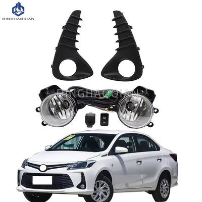 Противотуманные фары для Toyota Vios 2020 2021 2022 Противотуманная фара для фары Крышка противотуманной фары Решетка Накладка Жгут проводов Комплект переключателей