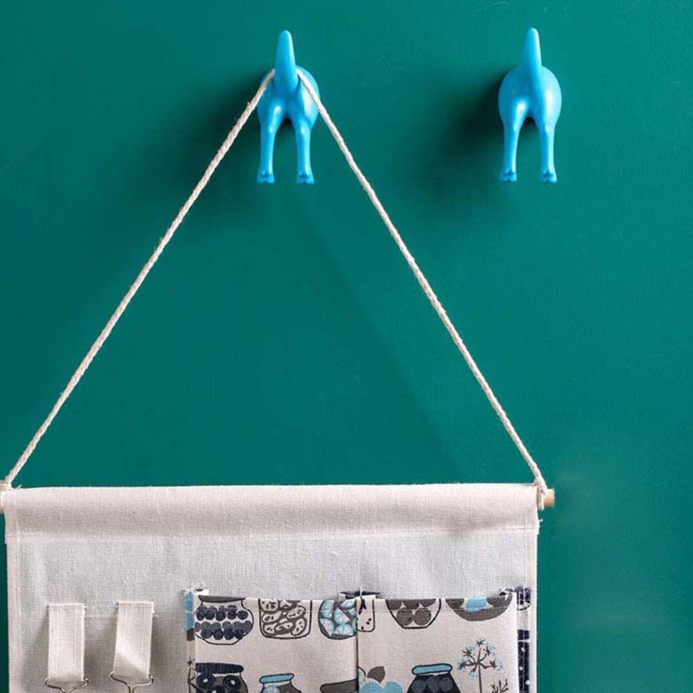 Bathroom Dog Tail Clothes Towel Key Toliet Hanger Storage Rack Key Holder Wall Mounted