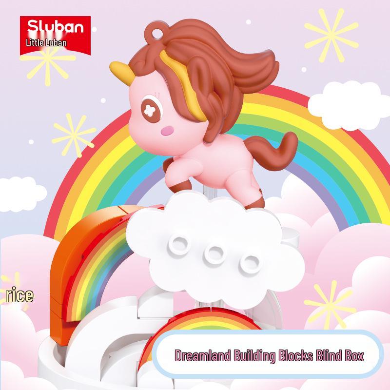 Милые пони-конструкторы Little Luban - Модная развивающая игрушка и украшение на день рождения для мальчиков и девочек.