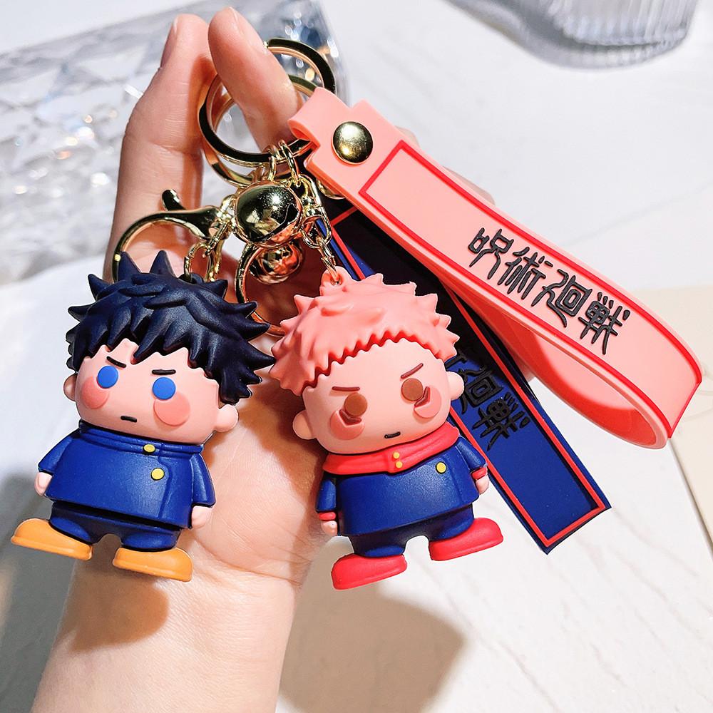 2024 Ключницы-фигурки Jujutsu Kaisen Милые Годжо Сатору Юдзи Итадори Подарок из Слепой Коробки