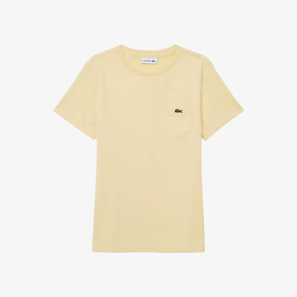 [lacoste] Women's Basic Pocket Short-Sleeve T-shirt TF556E-56G