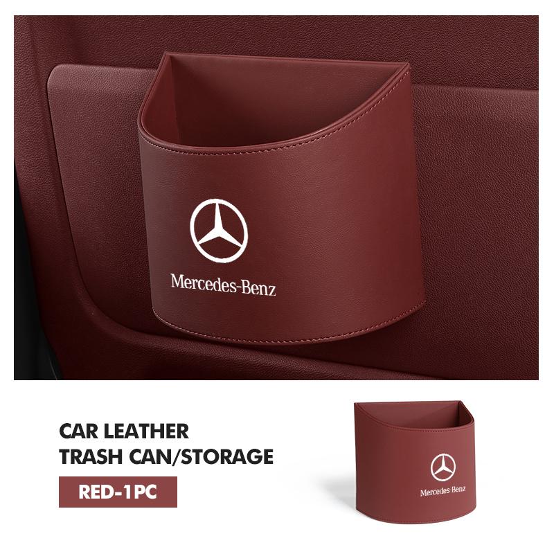 Car Trash Bin Hanging Vehicle Garbage Dust Case For Mercedes Benz CLK GLC W212 C200 C300 W203 W204 W205 W169 W176 GLC
