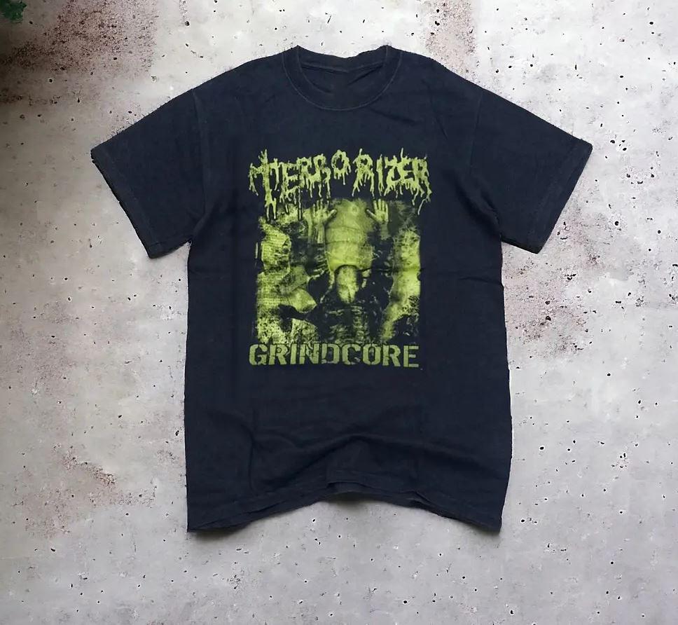 Terrorizer Band Grindcore Album Black T-Shirt Cotton Unisex Adult Tee CS862 Unisex T-Shirt