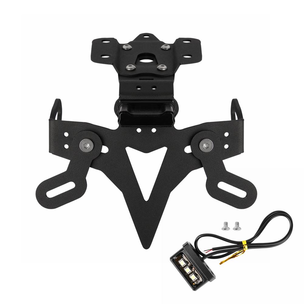 Для Yamaha MT-07/FZ-07 2013-2025 Мотоциклетный держатель номерного знака Элиминатор крыла Кронштейн для регистрации со светодиодом MT07 MT 07 2018