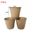 20pcs 8cm Paper Grow Pot Plant Starters Herb Vegs Flower Planter Nursery Cup Kit Biodegradable Home Gardening Tools Cultivation