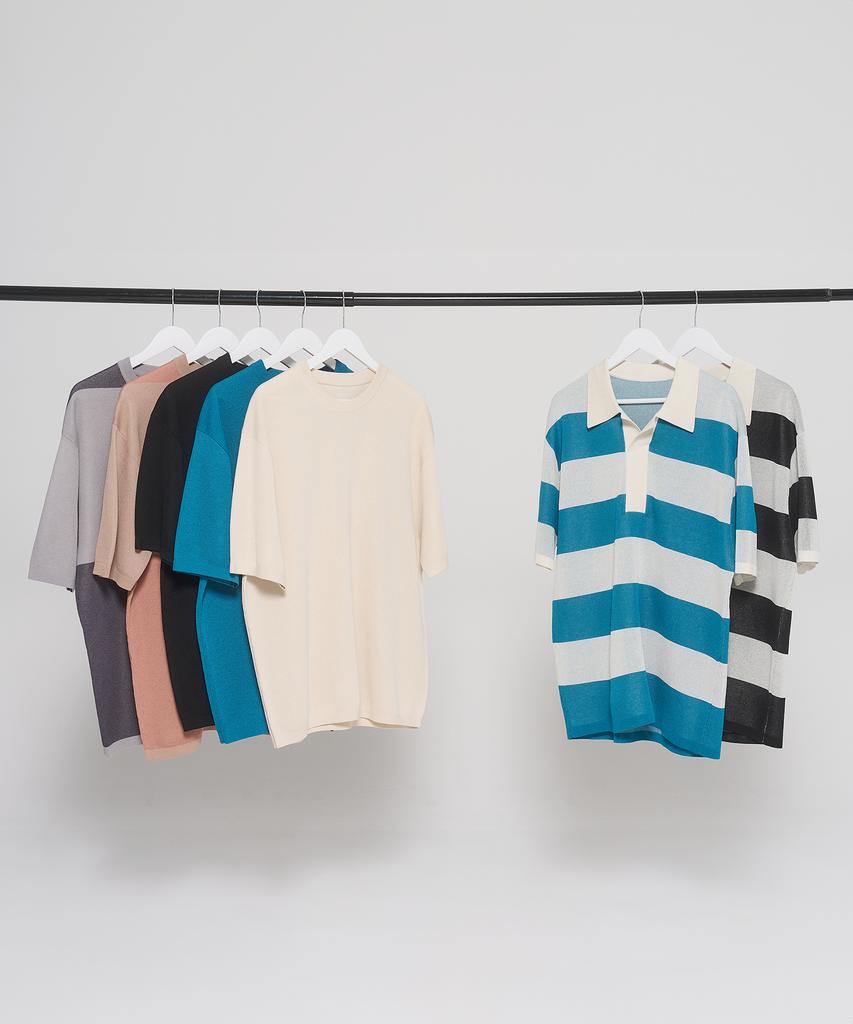 210EDIT Architecture Round Knit_Zd2Sw111_Blk