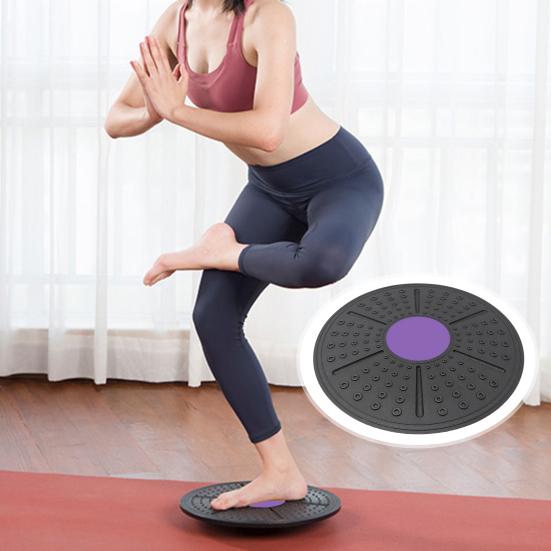 Балансировочная доска Массажный контактный дизайн Противоскользящая Круглая форма Формирование тела Фитнес Скручивание талии
