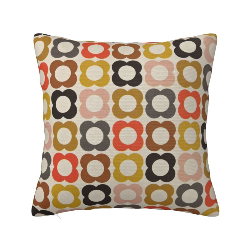 Подушка с принтом Orla Kiely Abstract Multi Stem в стиле Мид-сенчури Скандинавский Геометрический Чехол для Подушки Декор Гостиной Квадратный