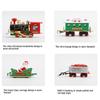 Christmas Toy Train Set with Light and Sound Electric Train Toy Santa"s Express Delivery Christmas