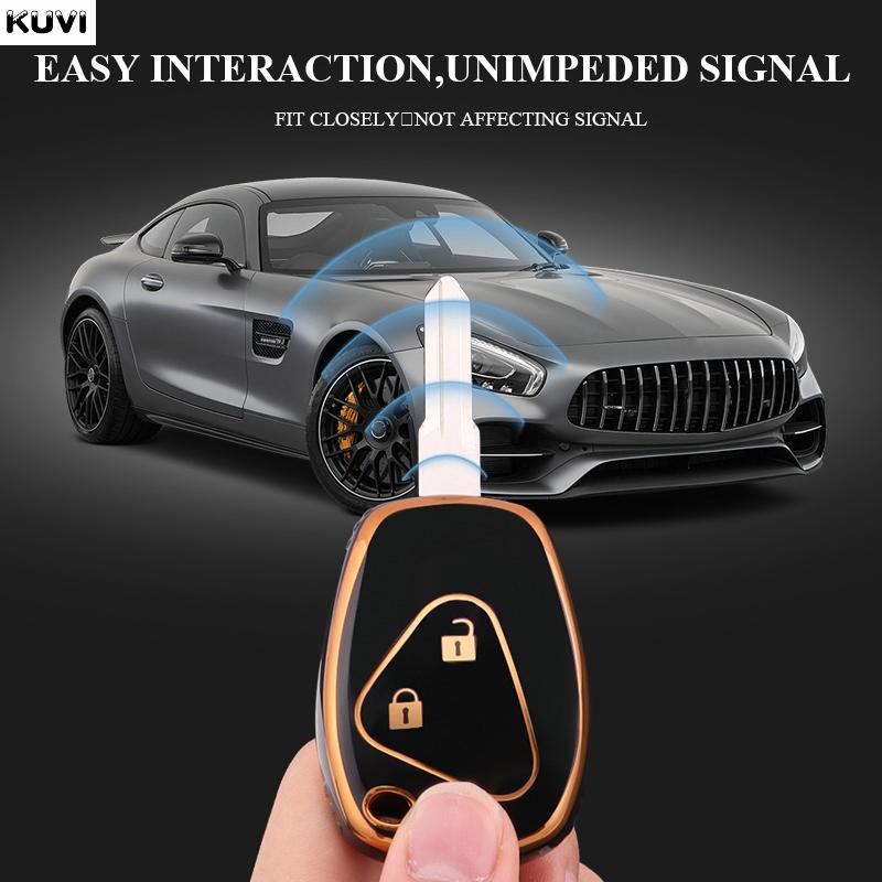 Чехол-футляр из ТПУ для автомобильного ключа Renault Megane Modus Espace Laguna Duster Logan Dacia Sandero Fluence Clio Kango Для Nissan Almera