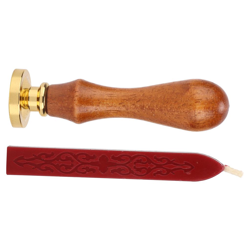 Wax Seal Stamp Kit Clear Pattern Simplicity DIY Classic Sealing Kit for Envelopes Invitations