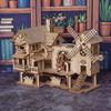 3D деревянный пазл модель мельницы, деревянный DIY строительный модель пазл блок игрушка, подходит для подарка, украшения для семьи