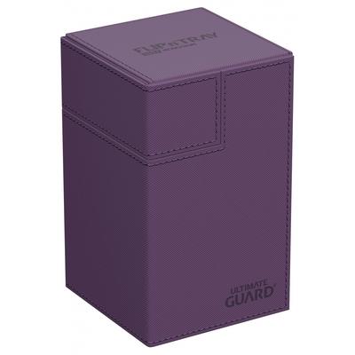 Ultimate Guard Flip`n`Tray Deck Case 100+ Xeno Skin Mono Color Purple