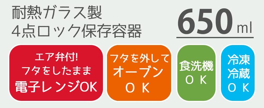 Skater Moomin Storage Container 650ml and Dishwasher with Lid and Lock GBST7-A, Medium, Heat-Resistant Glass, Oven, Microwave, Safe, Valve, 4-Point