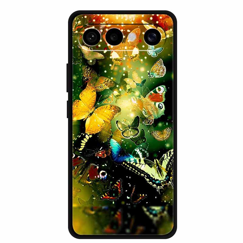 Для Vivo S50 Pro Mini Чехол Милый Лев Черный Бампер Мягкий Силикон Чехол для Vivo S 50 Pro Mini 6.31" Защитный Чехол TPU Funda