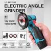12V Mini Brushless Angle Grinder with Rechargeable Lithium Battery Cordless Polishing Machine Diamond Cutting Power Tool