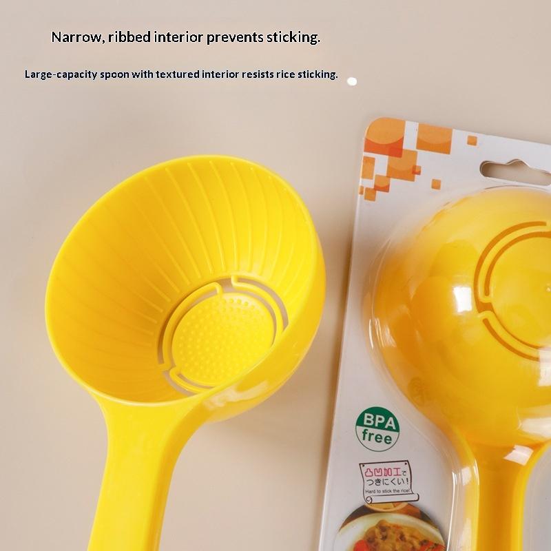 Non-Stick Rice Paddle 3/5 Pcs Food Safe Plastic Comfort Grip for Sushi Making Home Kitchen Rice Serving