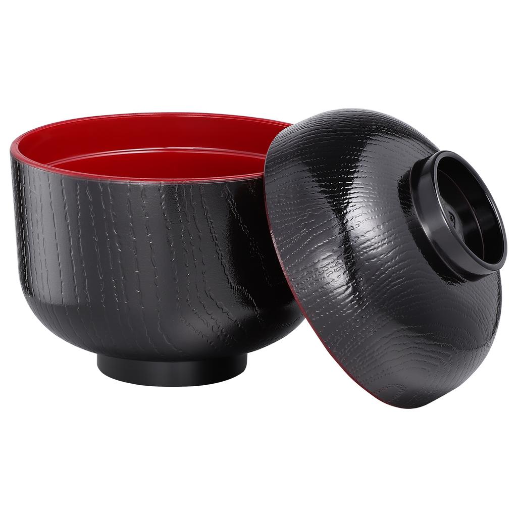 2 шт. японская крышка маленькая миска традиционная рисовая мисо суп миски набор столовых приборов