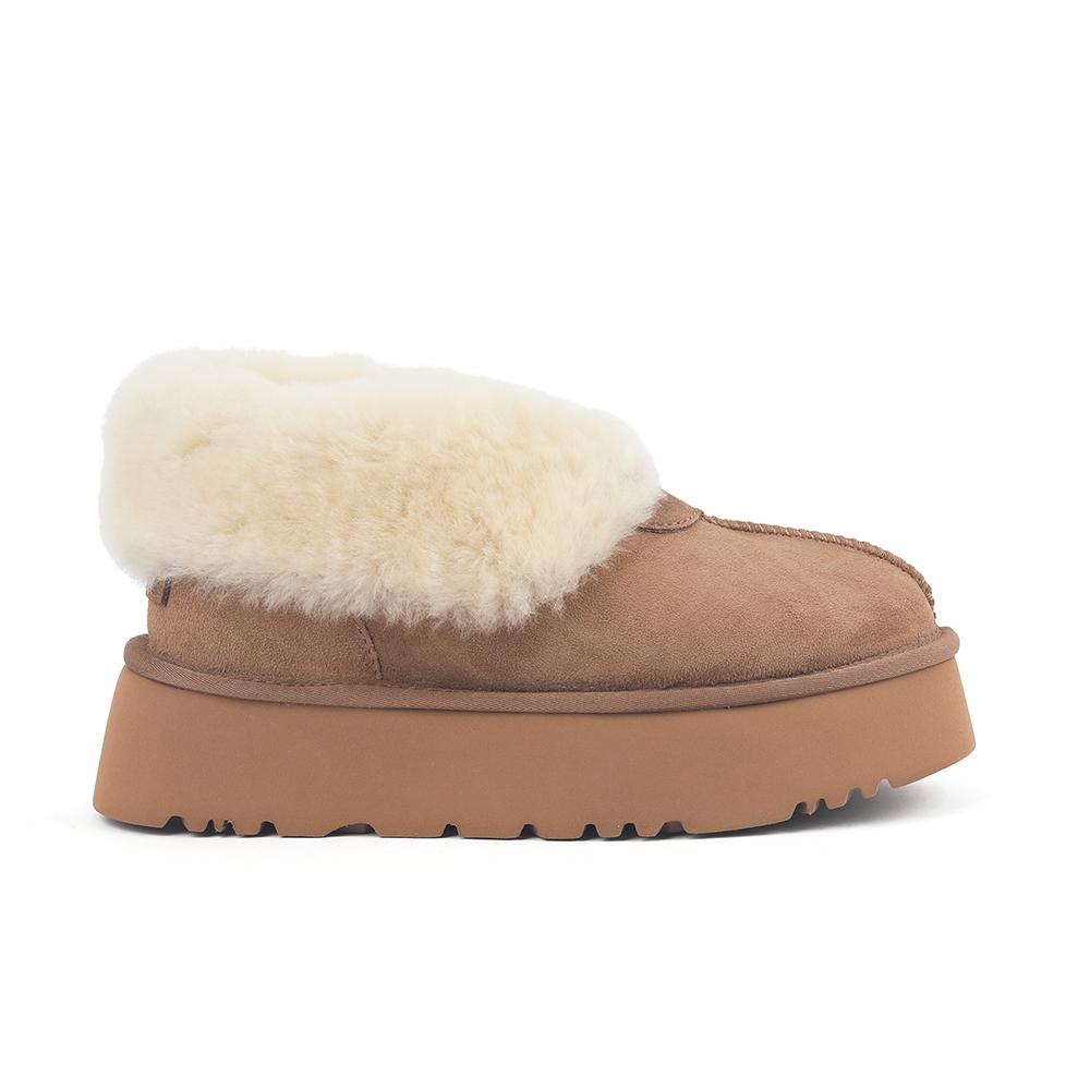Oz Ugg Wear Взрослые ботильоны на платформе Adrian Коричневые