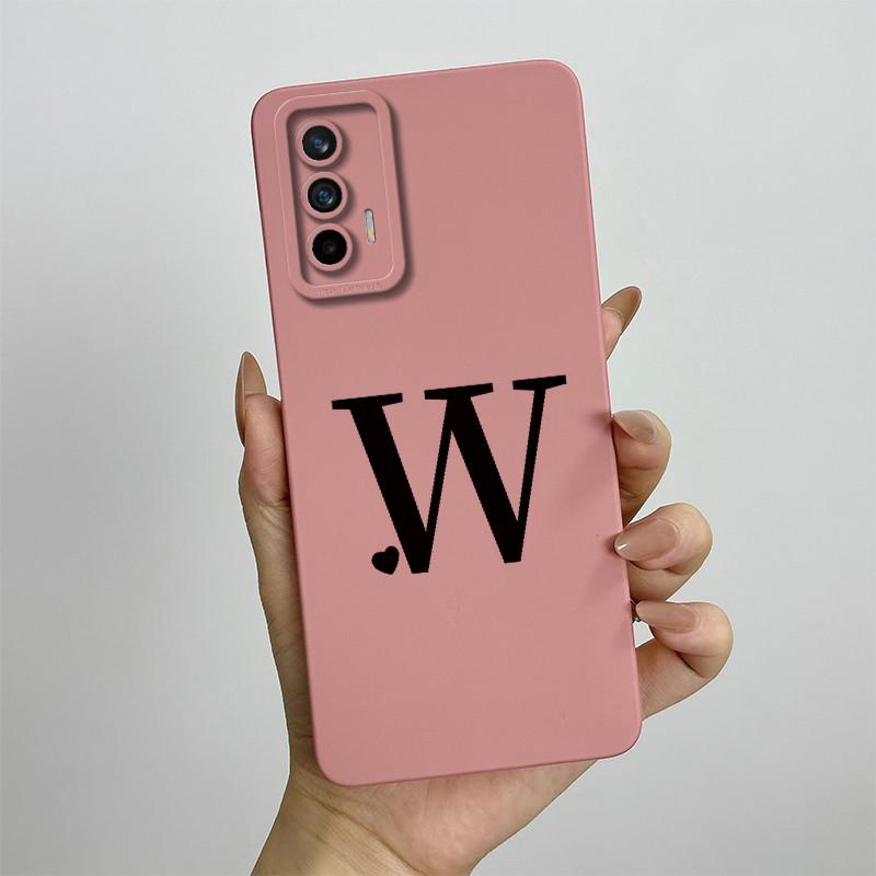 For Realme GT Neo2T Case Realme GT 5G Phone Case Realme GT Neo Flash GT Neo 2T Q3 Pro Cute Letters Square Shockproof Back Cover