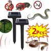 Solar Powered Ultrasonic Animal Repeller Outdoor Waterproof Snake Repeller Mouse Animal Solar Power Mouse Repellent