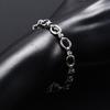 6.5mm Punk Handmade Stainless Steel Bracelet Link Oval Chain for Women Men Rock Boy Hand Chain Wristband Anklets Metal Jewelry