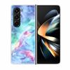 For Samsung Galaxy Z Fold 5 ZFold5 Cases Marble Transparent Shockproof Protection Hard Back Cover For Samsung Z Fold 5 5G Cases
