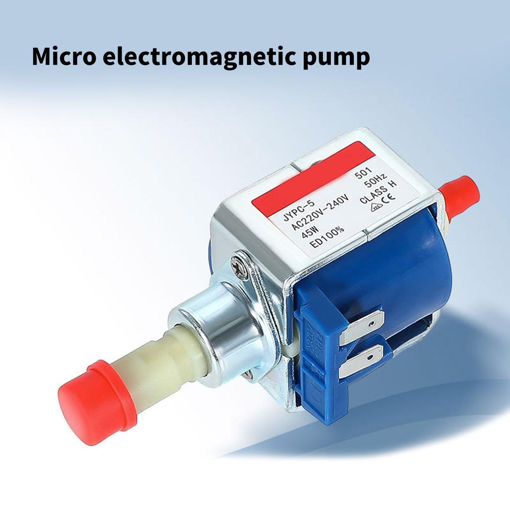Эффективный соленоидный насос Легкая установка Водяной насос Деталь для кофемашины для очистки кофемашины и горячего утюга