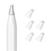 5 шт. Легкий силиконовый чехол с наконечником, защитная накладка для Apple Pencil 1/2/3, силиконовый волокнистый чехол для наконечника, замена волокнистого наконечника