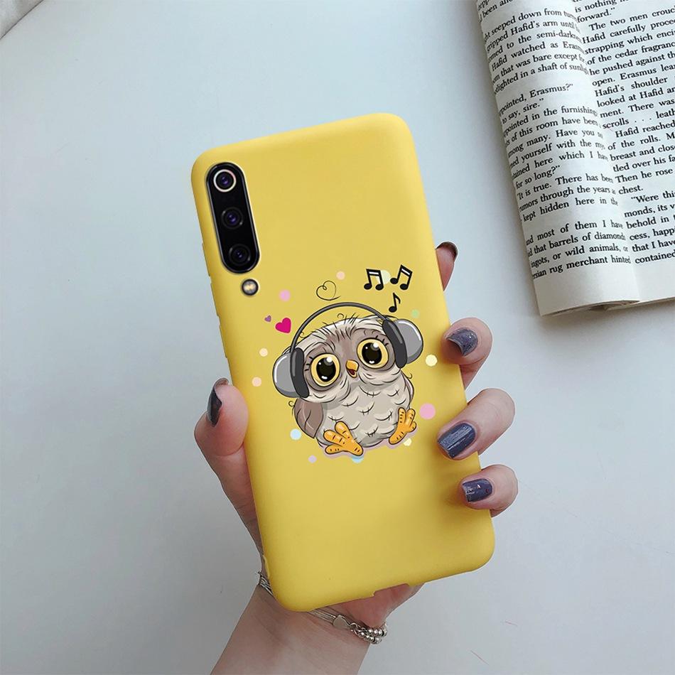Case For Xiaomi Mi 8 9 Lite SE Fashion Silicone Love Heart Sunflower Phone Case Cute Cover Coque on Mi8 Mi9 9SE 8Lite 9Lite Case