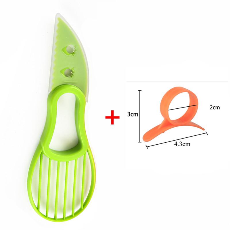 3 в 1 слайсер для авокадо, ши, масло, овощечистка, резак для очистки фруктов, сепаратор мякоти, пластиковый нож, кухонные инструменты для овощей, кухонные гаджеты