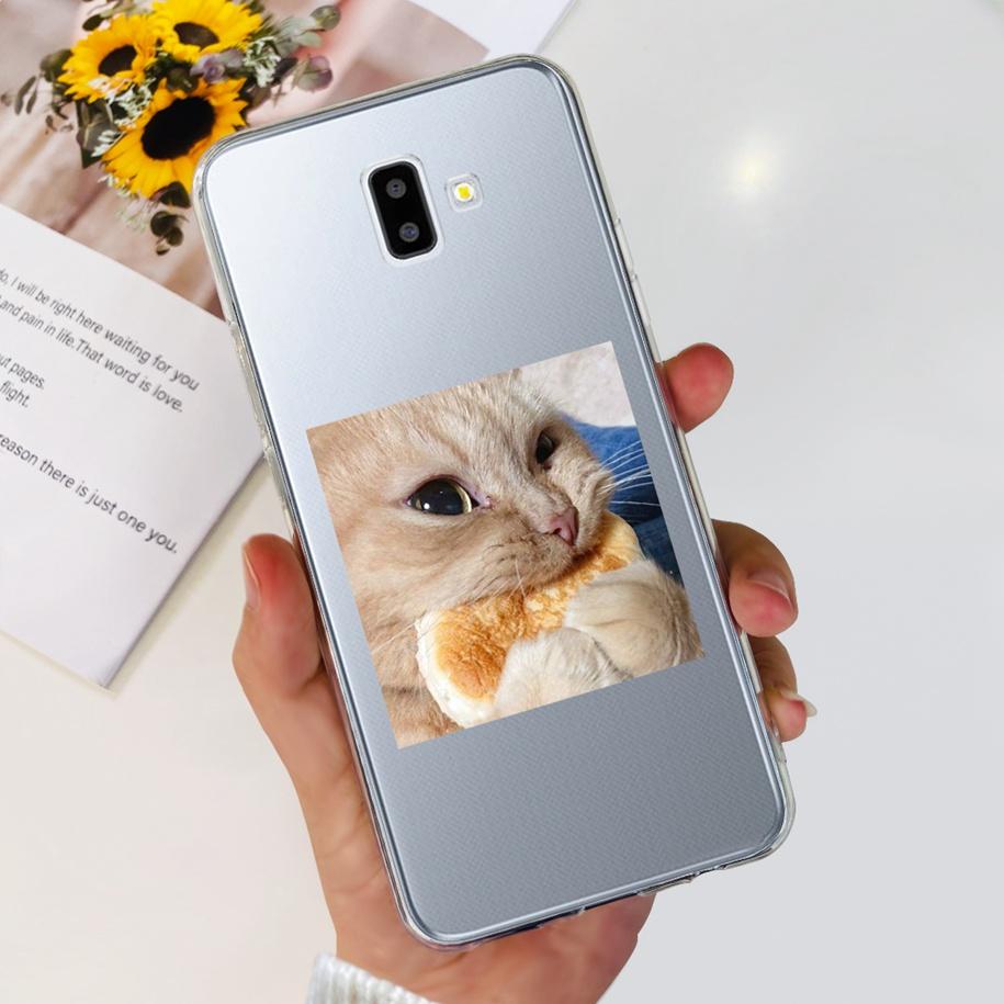 Чехол для Samsung J6 Plus J6 2018 J600F J610F Чехол Роскошный Мраморный Бабочка Прозрачный Мягкие Чехлы Для Samsung Galaxy J 6 J6+ 2018 Capa