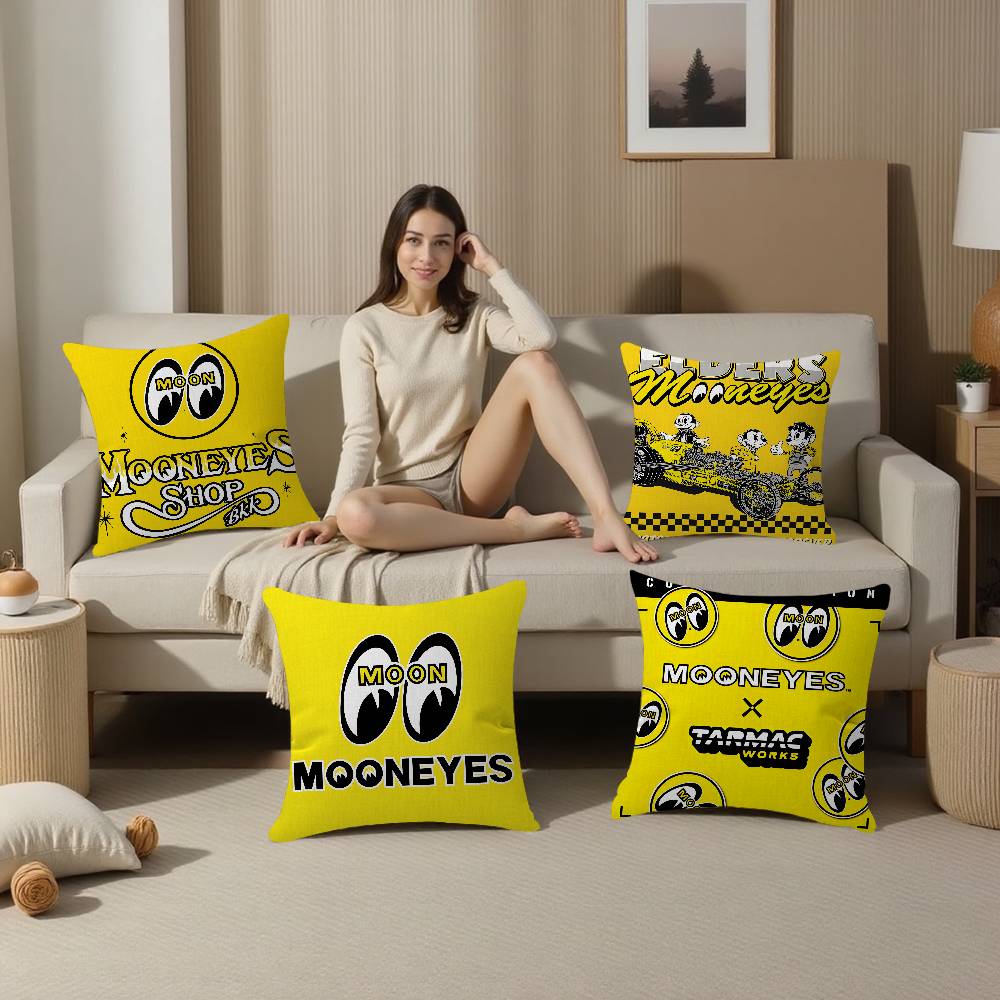 M-Mooneyes Pillow Gifts Home Office Furnishings Bedroom Sofa Car Cushion Cover case 45x45cm