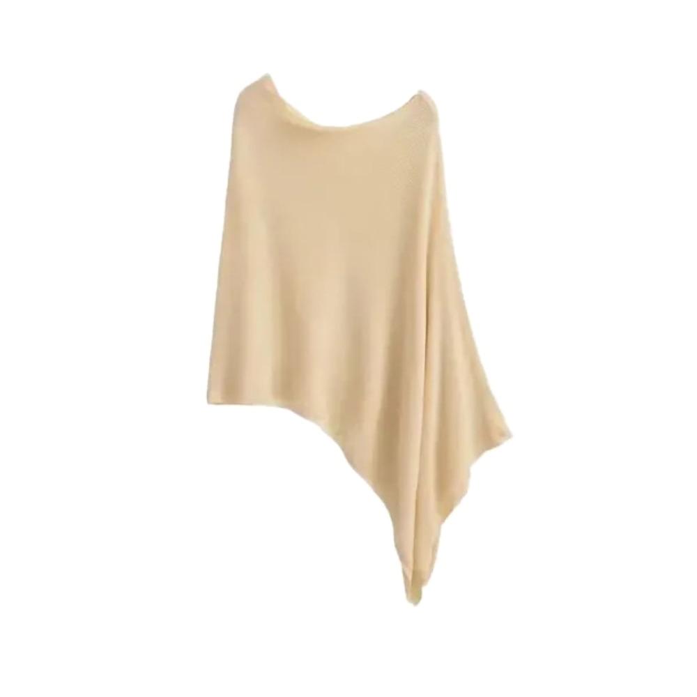 Женский плащ-накидка Сетчатые топы для защиты от солнца Простой вязаный шаль с открытыми плечами Женский/Женский