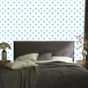 Hearts Wallpaper White, Azure and Celadon 50x1000
