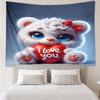 Teddy Bear Night Sky Tapestry Hanging for Bedroom,Livingroom, Playroom,Decor Art Room Wall Tapestry Holiday and Birthday Gifts