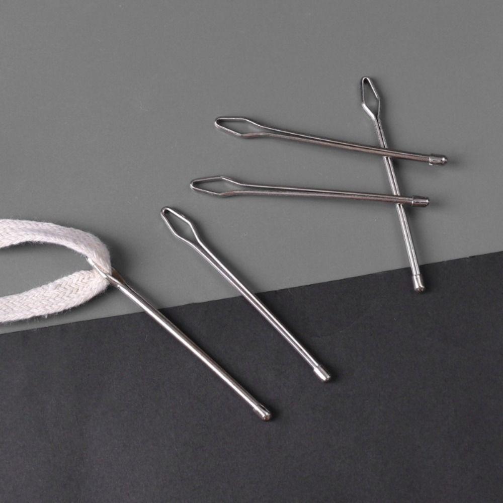 Рукоделие Вдеватель для ниток Нержавеющая сталь Вдеватель эластичной ленты Вдеватель шнура Направляющие для вдевания шнура