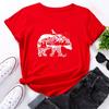 Summer Women's Printed Polar Bear Pure Cotton Loose Round Neck Short Sleeved T-Shirts Women’s