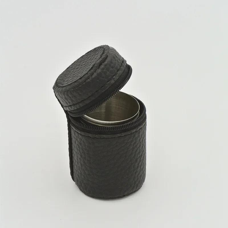 4Pcs/set Outdoor Practical Travel Stainless Steel Cups Mini Set Glasses For Whisky Wine With Case Portable Drinkware 30ml