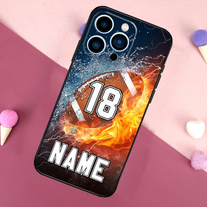 ПЕРСОНАЛИЗИРОВАННОЕ ИМЯ Хоккей БАСКЕТБОЛ Чехол для телефона Для iPhone 16 15 14 13 12 11 Pro X XR XS Max Plus Мягкая оболочка TPU