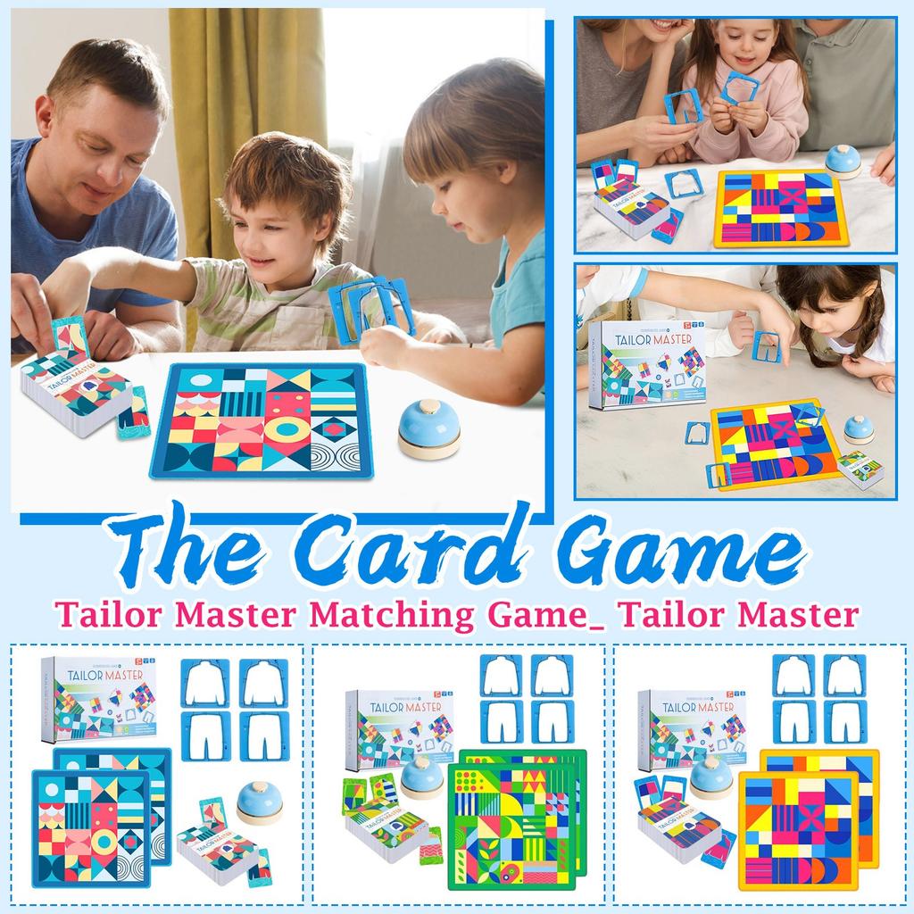 Tailor T Board Game Two-player Reaction And Concentration Training Graphic Color Matching Educational Toy