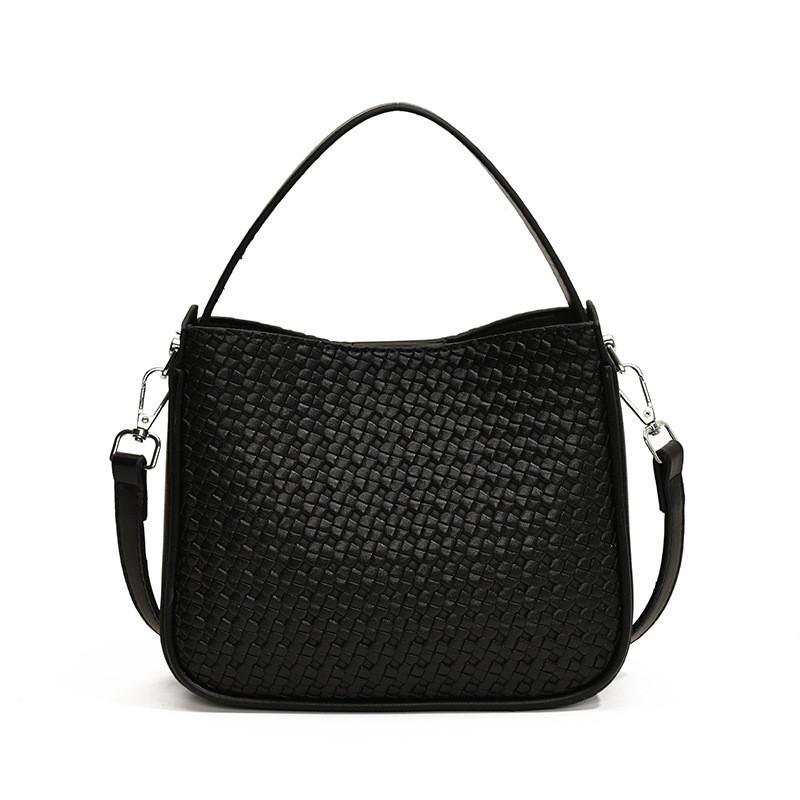 Ielgy Large-Capacity Temperament European American Simple Tote Bag One-Shoulder Messenger Female Bag