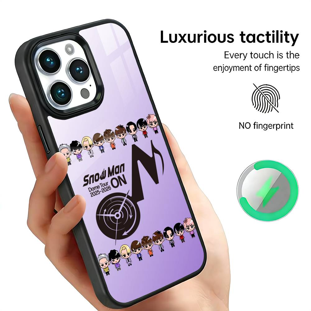 S-Snow M-Man Japanese Boy Band Phone Case For iPhone17,16,15,14,13,12,11 Plus,Pro Max For Magsafe Wireless Charging