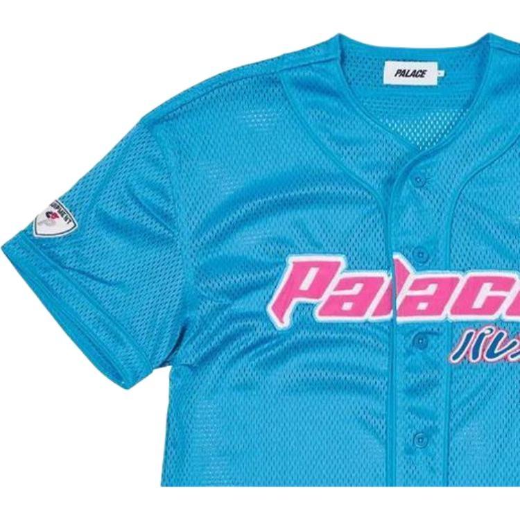 Palace Kawaii Baseball Jersey 'Blue' Men's P23ES110BLUE