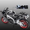 1/12 сплава, литья под давлением Aprilia RSV4 RR1000, модель игрушечного автомобиля для мотоцикла, автобайк, амортизатор, внедорожный автоцикл, игрушки, подарочная коллекция