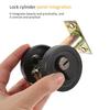 TEHAUX Door Lock, Door Knob with Key, Keyed Deadbolt Lock, Locked Door Handle, Exterior Door Knob, Door Lever Handle, Single-Sided Deadbolt, Door Lock