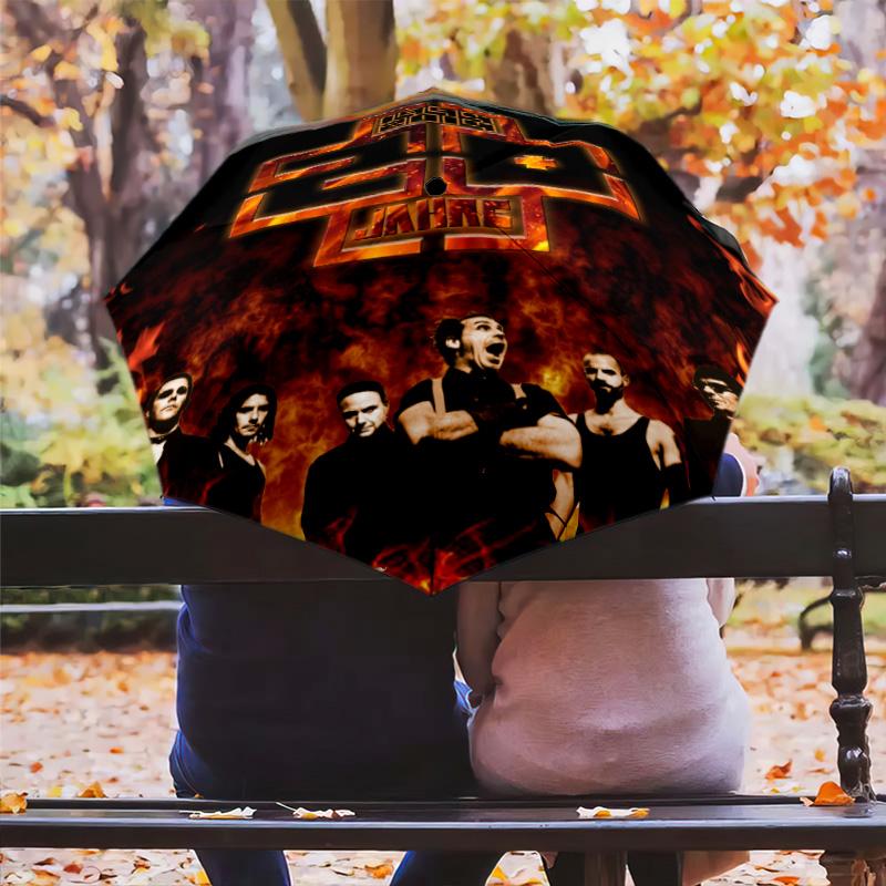 Rock Legends Celebrate Years Folding umbrella durable travel Umbrella travel Three folds