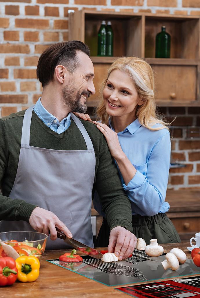 SZKLANA PŁYTA OCHRONNA NA KUCHENKĘ 70x52 LONDYN