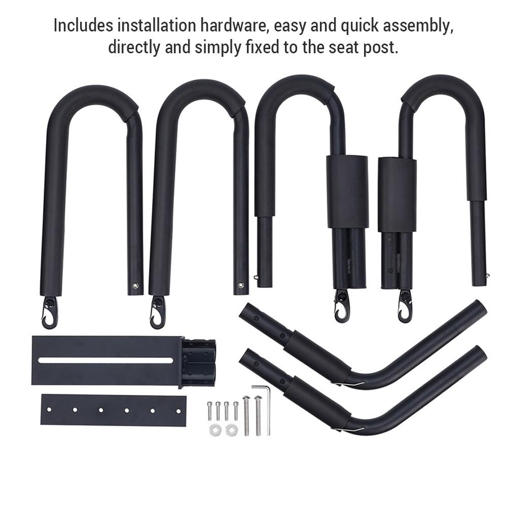 Держатель для велосипедной доски для серфинга, двухбортный портативный регулируемый боковой багажник, стойка для серфинга, вейкборд, ветер